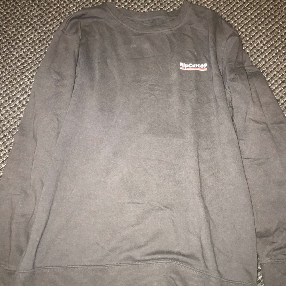 rip curl navy blue long sleeve sweatshirt